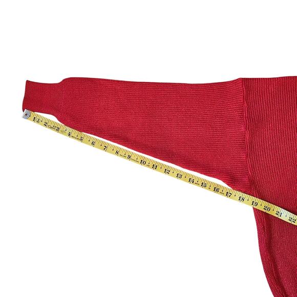 Mondi Red Wool Knit Sweater - Picture 5 of 8